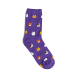 Calcetín Morado Cat