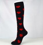 Negra Corazones Rojos 20-30 mmHg