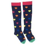 Negro Corazones de Colores 20-30 mmHg
